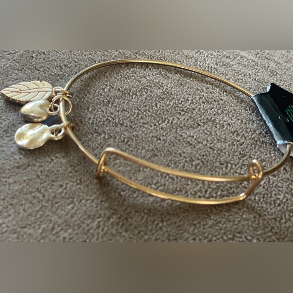 Gold Adjustable Bracelet with Charms— Taramanda - Picture 6 of 6